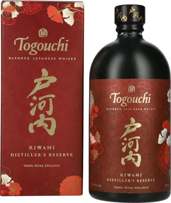 Image de Togouchi KIWAMI Distiller's Reserve Japanese Blended Whisky 40% Vol. 0,7l en boîte cadeau