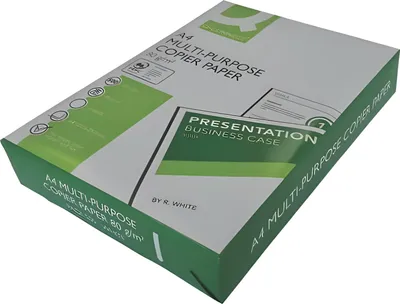 Produktbild von Connect Office Paper A4 500 Sheets, Weiß, 80 g/m², 299 x 214 x 56 mm, 210 x 297