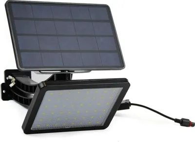 Obrázek produktu pro Venkovní nástěnné světlo 18W solární lampa (10,7 cm x 15 cm) na zeď (48 LED), zahradní a venkovní lampa