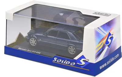 Produktbild von Solido 421438228 Mercedes E60 AMG W124 1994 blau 1:43