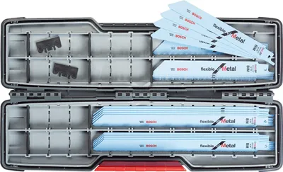 Image de jeu de 20 lames de scie sabre, ToughBox pour le métal