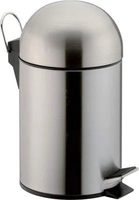 Produktbild von Treteimer Abfalleimer Kosmetikeimer Mülleimer Tretmülleimer Bad Eimer 3 Liter mit gewölbtem Deckel