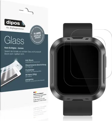 Produktbild von 2x Schutzfolie für Parsonver G01C - Anti-Shock 9H Folie dipos Glass Kunststoffglas