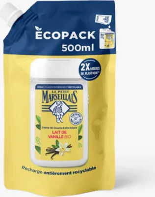 Le Petit Marseillais Flüssigseife Mit Milch – 250 Ml Nachfüllpack, Original Aus Frankreich