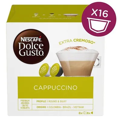 Image de Nescafé Dolce Gusto Capsules de café cappuccino 3x16 capsules