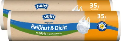 Produktbild von 2x Swirl Tragegriff Müllbeutel 35L ( 15 stk./Rolle )