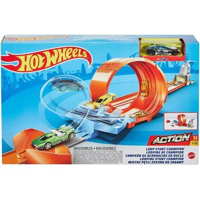 Zdjęcie produktu dla Hot Wheels Action GTV13, Zestaw pojazdów i torów, 4 lat(a), Plastik, Wielobarwny