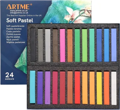 Imagen del producto de Pasteles de cera, 24 colores, suaves, set para dibujar de forma creativa