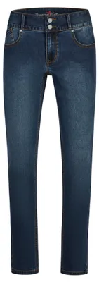 Produktbild von Buena Vista - Damen 5-Pocket Jeans, Tummyless (B5644-888), Größe:L, Buena Farben:blue (370)