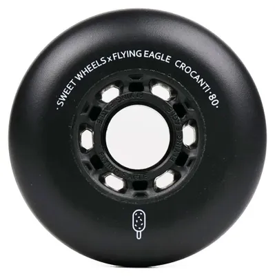Image de Roues de patins à roulettes Flying Eagle Crocanti Argent 125 mm Argent 125 mm