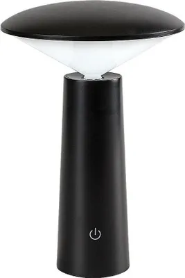 Zdjęcie produktu dla Lampa stołowa LED akumulatorowa POLPERRO czarno-biała 3W Odcienie bieli 180lm tworzywo sztuczne wym:21x14x14cm IP20 Rabalux
