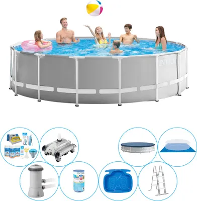 Zdjęcie produktu dla Zestaw basenów - Intex Prism Frame Round 457x122 cm