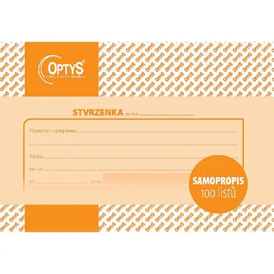 Image de Reçu NCR Optys, A6, autocopiant, 100 feuilles