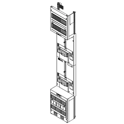 Produktbild von ABN BRAUN AG Zählerplatz 3Pkt. o.V./B.2R SaS 1 Stück