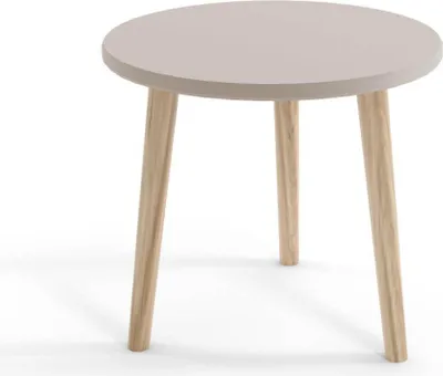 Produktbild von Kafeetisch Bolea 67 cm auf Holzbeinen - Kaschmir