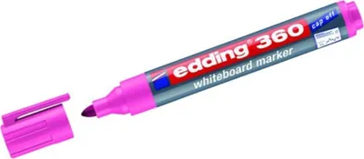 Produktbild von Whiteboardmarker edding 360 nachfüllbar 1,5-3mm rosa Packung mit 10 Stück