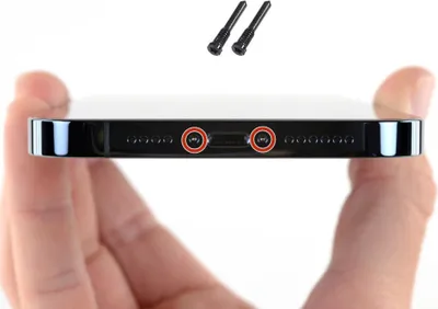Zdjęcie produktu dla ŚRUBKI PENTALOBE DO iPhone 11 12 Pro Max Mini CZARNY