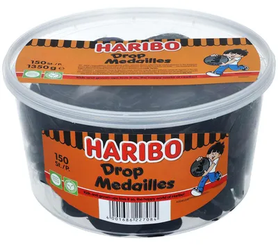 Zdjęcie produktu dla 150 medali lukrecjowych HARIBO
