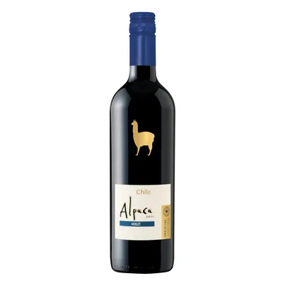 Produktbild von Alpaca Merlot Rotwein mit frischen Brombeeraromen und Pflaumen 750ml