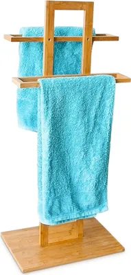 Produktbild von relaxdays Handtuchständer Bambus