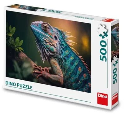 Obrázok produktu pre Dinotoys dinosaurie puzzle leguána - 500 dielikov