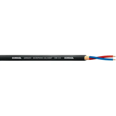 Produktbild von Cordial Mikrofonkabel CMK 234, symmetrisch, 2x 0,34 mm² Querschnitt, 6,2 mm Ø