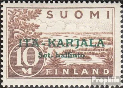Produktbild von Briefmarken Finnische Bes. Ostkarelien 1941 Mi 14 postfrisch Freimarken