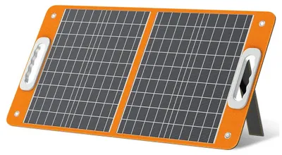 Immagine prodotto di Pannelli solari - Caricabatterie solare portatile - Pannello solare pieghevole - Energia solare - 60W - con uscita 18V e USB/DC