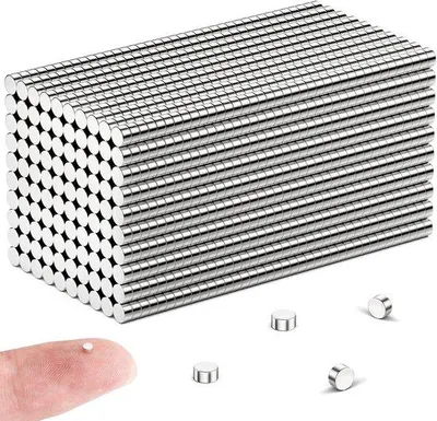 Image de Aimants adhésifs puissants 2 x 1 mm, lot de 50, pour le bricolage