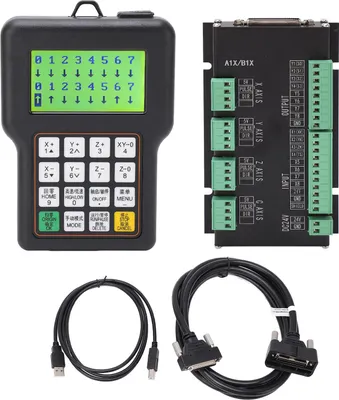 Obrázek produktu pro Offline systém řízení CNC, 8jádrový procesor, inteligentní 2režimový řadič gravírovacího stroje, DC 24 V