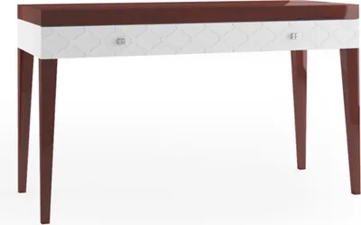 Zdjęcie produktu dla Designerski drewniany stolik konsola Stolik konsola Stolik sekretarzyk do makijażu