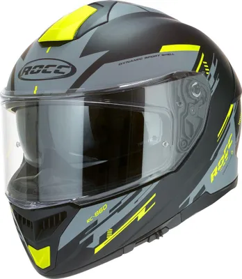 Produktbild von Rocc 861 Helm, schwarz matt/neon, 2XL (63/64)