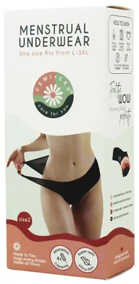 MAJTKI MENSTRUACYJNE ROZMIAR L-3XL - FEMI.EKO
