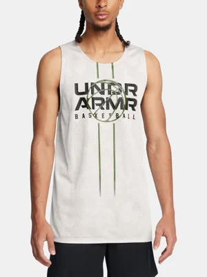 Produktbild von Under Armour Herren Tanktop Ua Zone Reversible Jsy-Grn 1387088-114__SM