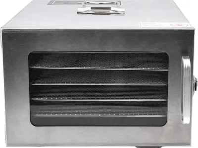 Obrázok produktu pre 400 W dehydrátor potravín z nerezovej ocele 6 zásobníkov Elektrický dehydrátor na ovocie zeleninu 220 V