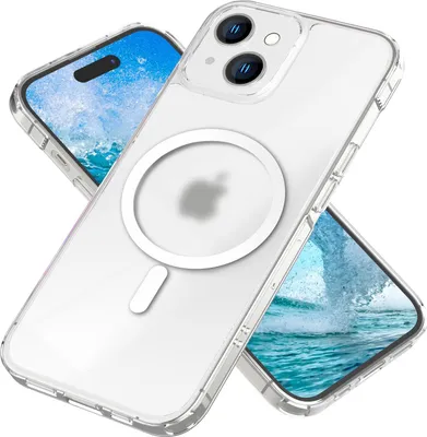 Produktbild von MagSafe Hülle Matt für iPhone 15 Plus Frosted Case Magnet Handyhülle Schutzhülle