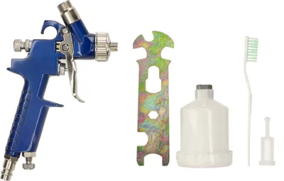 Produktbild von KOTARBAU® Lackierpistole-Set Mini 1,7 mm 0,6 l Niederdruck HVLP zum Lackieren 3 Einstellungsoptionen