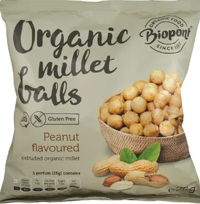 Obrázek produktu pro BiopontExtrudované Proso kuličky arašídové (75g), 16855