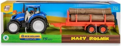 Produktbild von Traktor New Holland T5 z przyczepą do przewozu