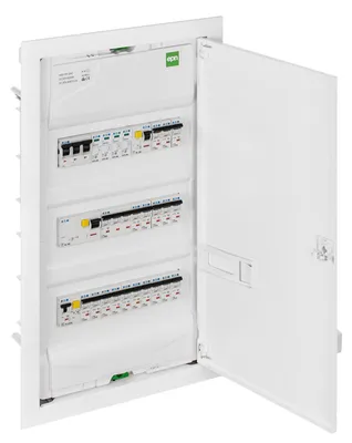 Produktbild von Unterputz / Sicherungskasten / Kleinverteiler / Verteilerkasten / VDE  / 3-reihig für 36 Module