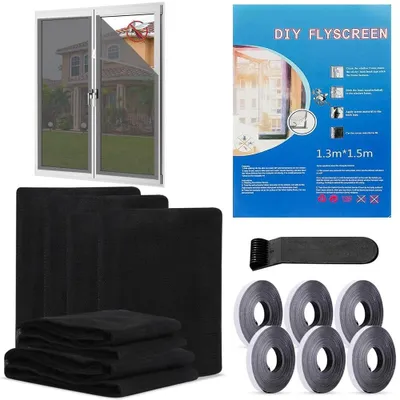 Productafbeelding van Insectenwerend Raamdoek 130 x 150 cm - Zelfklevend en hoogdichtheid