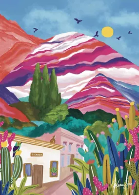 Image de Pieces & Peace Puzzle Purmamarca 1000 Teile bunt