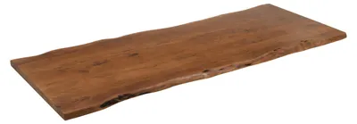 Produktbild von Tischplatte Baumkante 350 x 120 cm massiv Akazie Nussbaum LUZERN