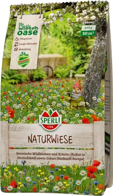 Produktbild von SPERLI Rasensamen Naturwiese heimische Wildblumen 0,25 kg