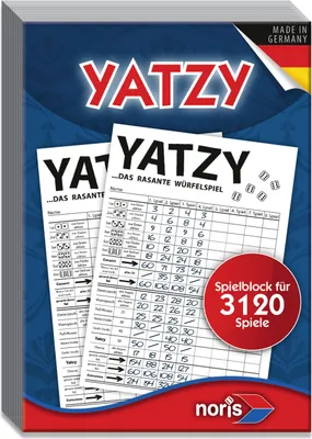 Produktbild von Noris Spiele Yatzy Spielblock; 606194305
