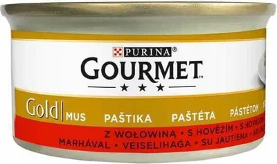 Zdjęcie produktu dla GOURMET GOLD mus z wołowiną 85g