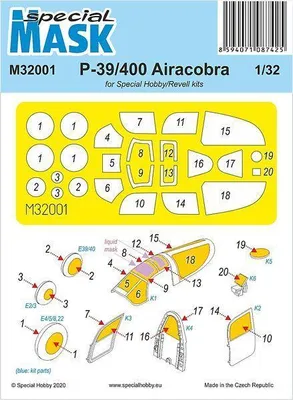 Produktbild von Special Hobby P-39 Airacobra Mask 1:32