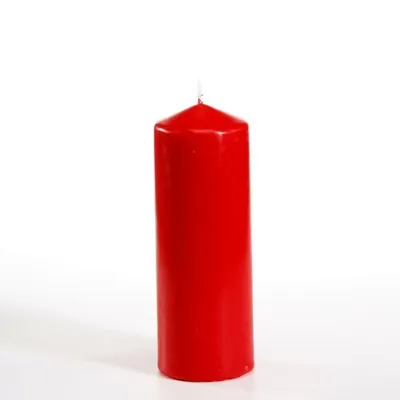 Produktbild von Papstar Stumpenkerzen Ø 60 mm 165 mm rot, 10 x 1 Stück