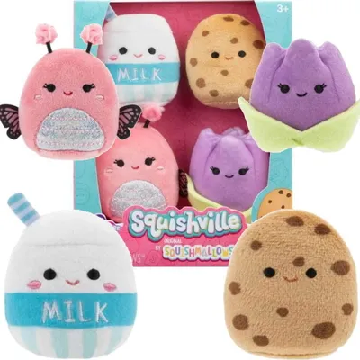 Immagine prodotto di Squishmallows Squishville Mini Plush Plüschfiguren 4-Pack