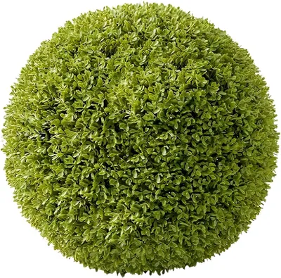 Produktbild von Künstliche Topiary Buchsbaum Kugeln 50 cm - 2er Set Dekorative Kunstpflanzen für Garten, Balkon & Hochzeit
